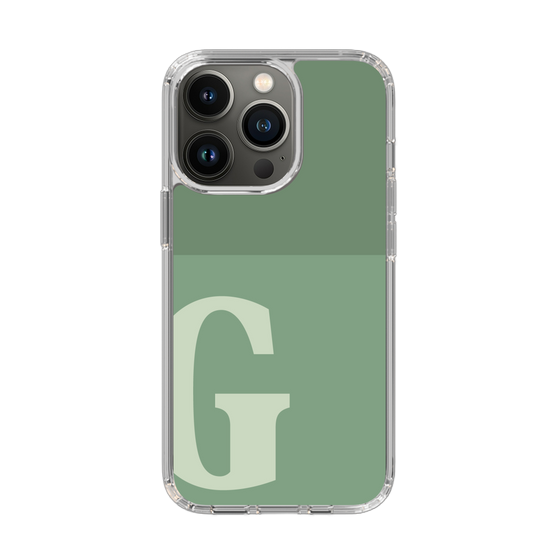 Slim Protection Case［ Original - initial two tone - G green ］