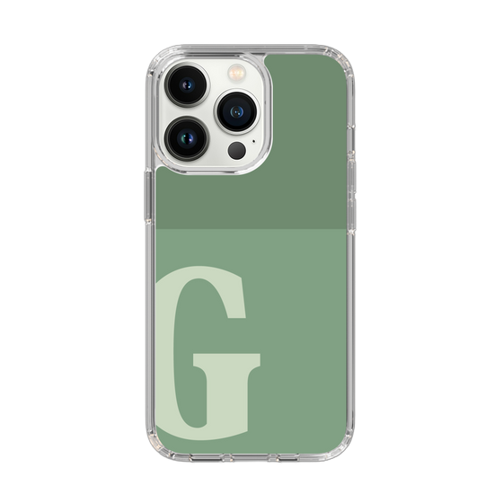 Slim Protection Case［ Original - initial two tone - G green ］