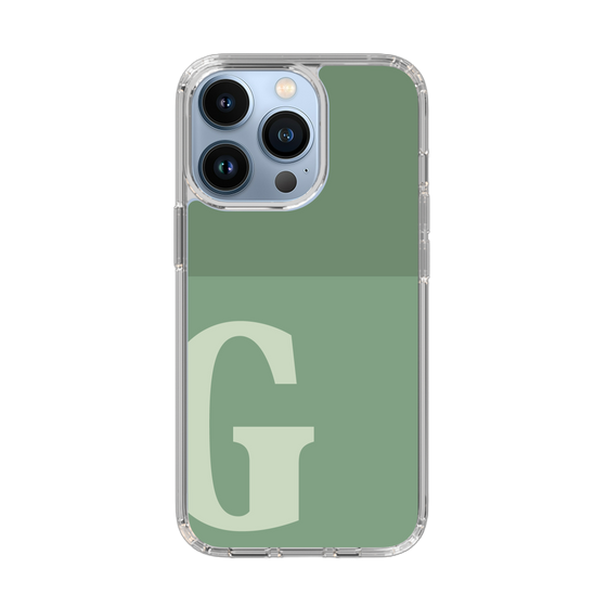 Slim Protection Case［ Original - initial two tone - G green ］