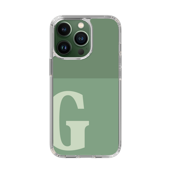 Slim Protection Case［ Original - initial two tone - G green ］