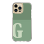 Slim Protection Case［ Original - initial two tone - G green ］
