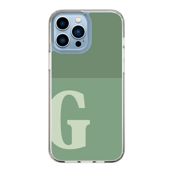 Slim Protection Case［ Original - initial two tone - G green ］
