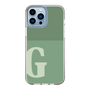 Slim Protection Case［ Original - initial two tone - G green ］