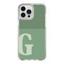 Slim Protection Case［ Original - initial two tone - G green ］