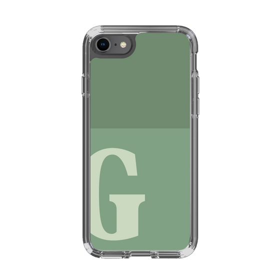 Slim Protection Case［ Original - initial two tone - G green ］