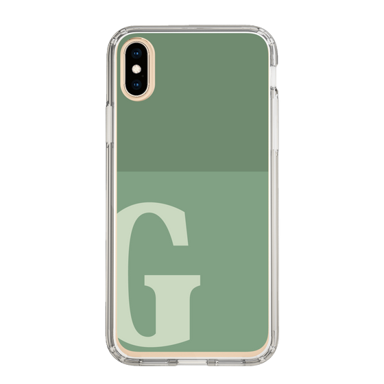 Slim Protection Case［ Original - initial two tone - G green ］