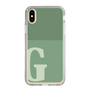 Slim Protection Case［ Original - initial two tone - G green ］