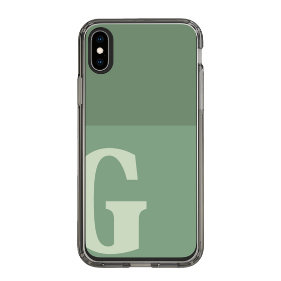 Slim Protection Case［ Original - initial two tone - G green ］