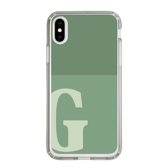 Slim Protection Case［ Original - initial two tone - G green ］