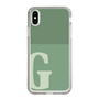 Slim Protection Case［ Original - initial two tone - G green ］