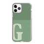 Slim Protection Case［ Original - initial two tone - G green ］