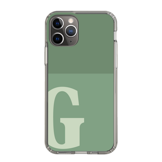 Slim Protection Case［ Original - initial two tone - G green ］