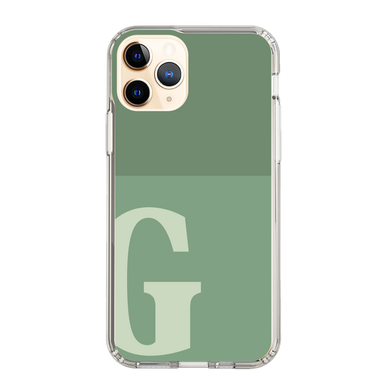 Slim Protection Case［ Original - initial two tone - G green ］