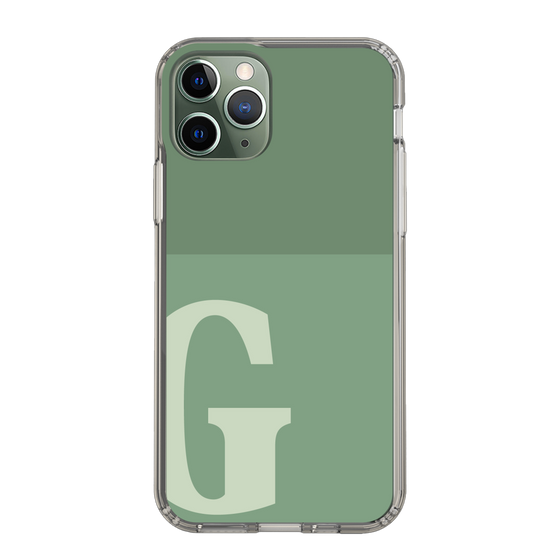 Slim Protection Case［ Original - initial two tone - G green ］