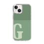Slim Protection Case［ Original - initial two tone - G green ］