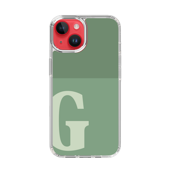 Slim Protection Case［ Original - initial two tone - G green ］