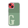 Slim Protection Case［ Original - initial two tone - G green ］