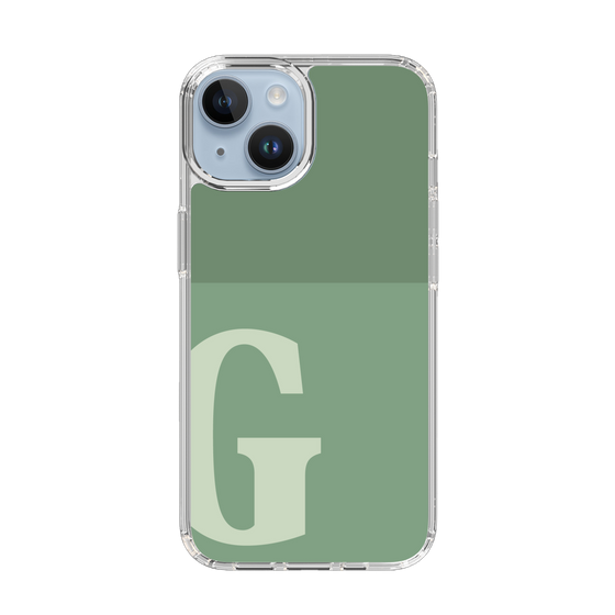 Slim Protection Case［ Original - initial two tone - G green ］