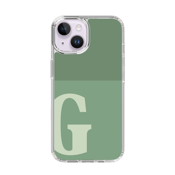 Slim Protection Case［ Original - initial two tone - G green ］