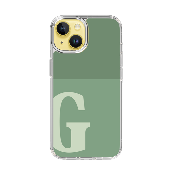 Slim Protection Case［ Original - initial two tone - G green ］