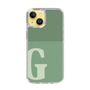 Slim Protection Case［ Original - initial two tone - G green ］