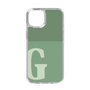 Slim Protection Case［ Original - initial two tone - G green ］