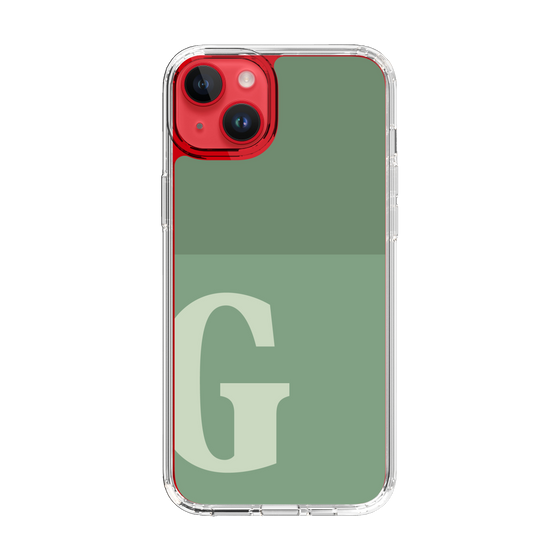 Slim Protection Case［ Original - initial two tone - G green ］
