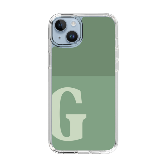 Slim Protection Case［ Original - initial two tone - G green ］