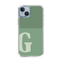Slim Protection Case［ Original - initial two tone - G green ］