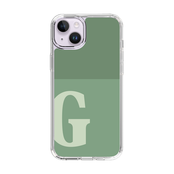 Slim Protection Case［ Original - initial two tone - G green ］