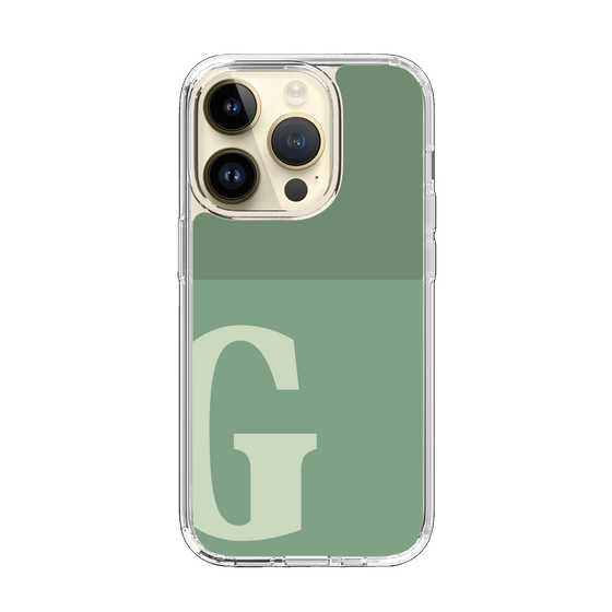 Slim Protection Case［ Original - initial two tone - G green ］