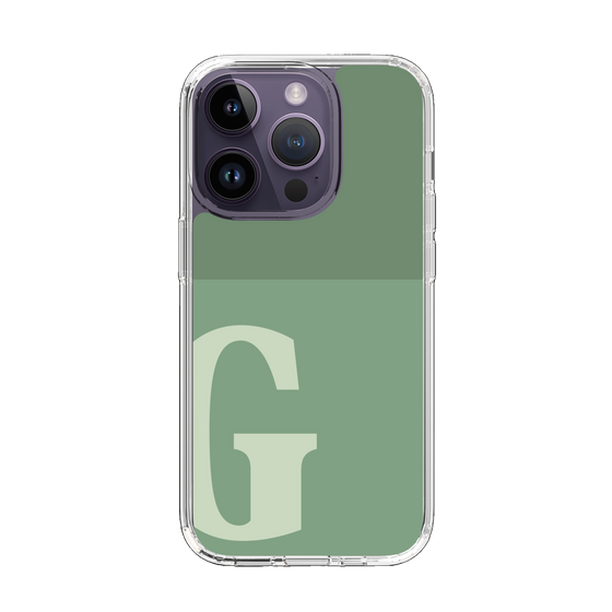 Slim Protection Case［ Original - initial two tone - G green ］