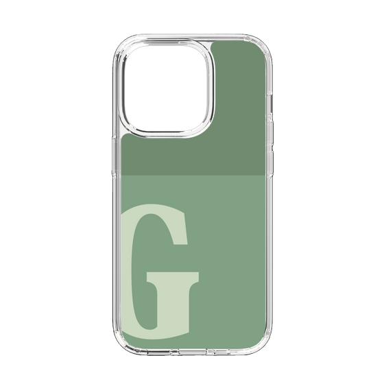 Slim Protection Case［ Original - initial two tone - G green ］