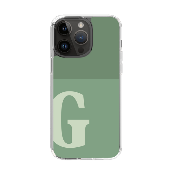 Slim Protection Case［ Original - initial two tone - G green ］