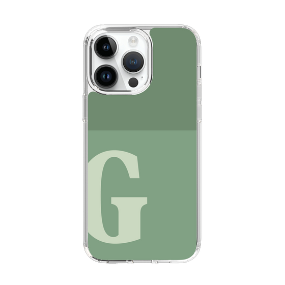Slim Protection Case［ Original - initial two tone - G green ］