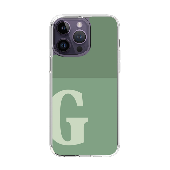 Slim Protection Case［ Original - initial two tone - G green ］
