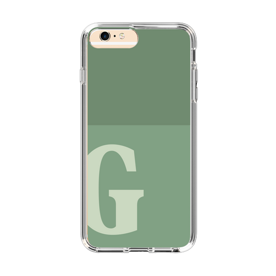 Slim Protection Case［ Original - initial two tone - G green ］