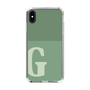Slim Protection Case［ Original - initial two tone - G green ］