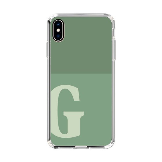 Slim Protection Case［ Original - initial two tone - G green ］