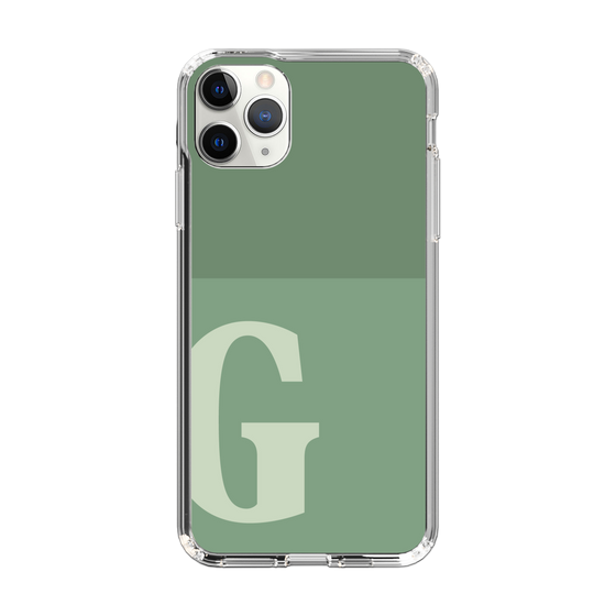 Slim Protection Case［ Original - initial two tone - G green ］
