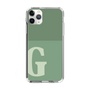 Slim Protection Case［ Original - initial two tone - G green ］