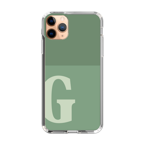 Slim Protection Case［ Original - initial two tone - G green ］