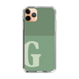 Slim Protection Case［ Original - initial two tone - G green ］
