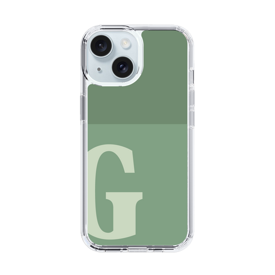 Slim Protection Case［ Original - initial two tone - G green ］