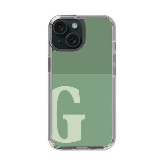 Slim Protection Case［ Original - initial two tone - G green ］