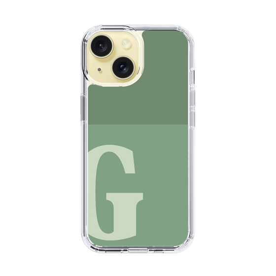 Slim Protection Case［ Original - initial two tone - G green ］