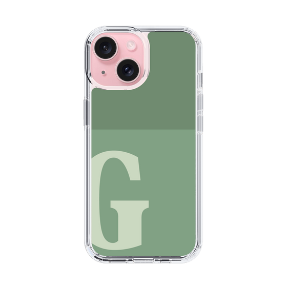Slim Protection Case［ Original - initial two tone - G green ］