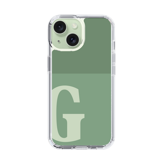 Slim Protection Case［ Original - initial two tone - G green ］