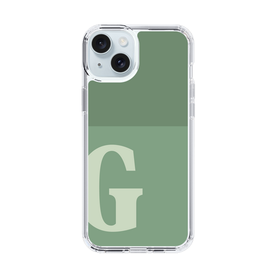Slim Protection Case［ Original - initial two tone - G green ］