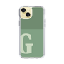 Slim Protection Case［ Original - initial two tone - G green ］